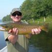 Trophy Brown Trout Caught on Cumberland River