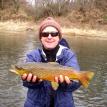 Trophy Brown Trout Caught with Rocky Top Anglers out of Knoxville TN